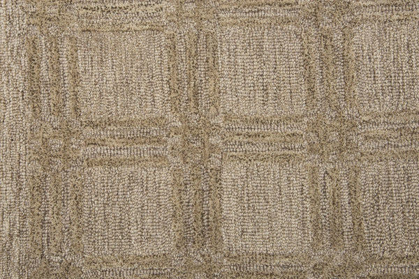 Rizzy Fifth Avenue FA129B Hand Tufted Casual/Tone on tone Wool Rug Brown 9' x 12'