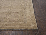 Rizzy Fifth Avenue FA129B Hand Tufted Casual/Tone on tone Wool Rug Brown 9' x 12'