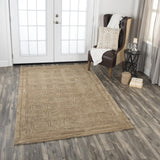 Rizzy Fifth Avenue FA129B Hand Tufted Casual/Tone on tone Wool Rug Brown 9' x 12'