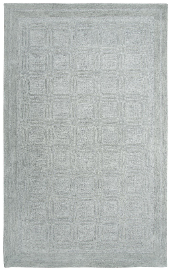 Rizzy Fifth Avenue FA135B Hand Tufted Casual/Tone on tone Wool Rug Gray 9' x 12'