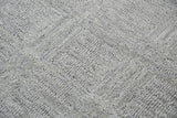 Rizzy Fifth Avenue FA135B Hand Tufted Casual/Tone on tone Wool Rug Gray 9' x 12'