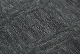Rizzy Fifth Avenue FA136B Hand Tufted Casual/Tone on tone Wool Rug Dark Gray 9' x 12'