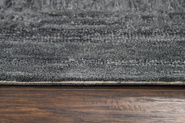 Rizzy Fifth Avenue FA136B Hand Tufted Casual/Tone on tone Wool Rug Dark Gray 9' x 12'