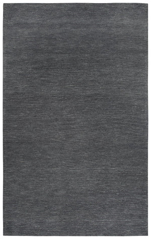 Rizzy Fifth Avenue FA152B Hand Tufted Casual/Tone on tone Wool Rug Dark Gray 9' x 12'