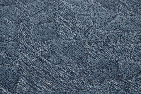 Rizzy Fifth Avenue FA168B Hand Tufted Casual/Tone on tone Wool Rug Blue 9' x 12'