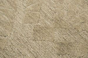 Rizzy Fifth Avenue FA169B Hand Tufted Casual/Tone on tone Wool Rug Brown 9' x 12'