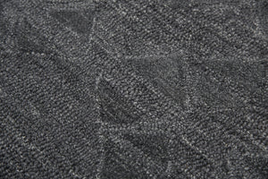 Rizzy Fifth Avenue FA170B Hand Tufted Casual/Tone on tone Wool Rug Dark Gray 9' x 12'