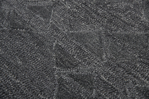 Rizzy Fifth Avenue FA170B Hand Tufted Casual/Tone on tone Wool Rug Dark Gray 9' x 12'