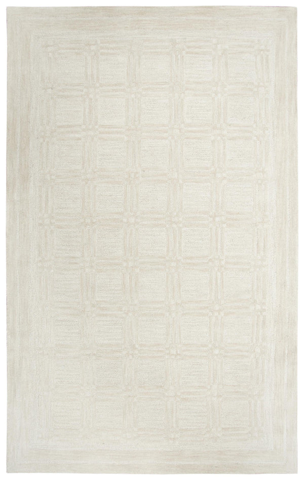 Rizzy Fifth Avenue FA171B Hand Tufted Casual/Tone on tone Wool Rug Beige 9' x 12'