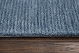 Rizzy Fifth Avenue FA173B Hand Tufted Casual/Tone on tone Wool Rug Blue 9' x 12'