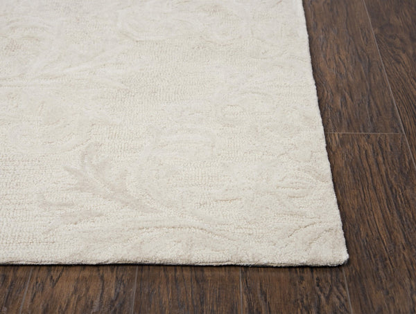 Rizzy Fifth Avenue FA174B Hand Tufted Casual/Tone on tone Wool Rug Beige 9' x 12'