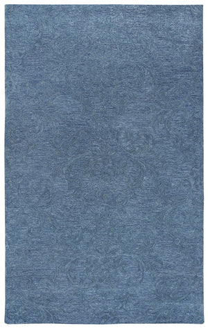 Rizzy Fifth Avenue FA175B Hand Tufted Casual/Tone on tone Wool Rug Blue 9' x 12'