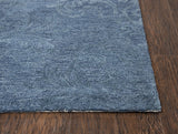 Rizzy Fifth Avenue FA175B Hand Tufted Casual/Tone on tone Wool Rug Blue 9' x 12'