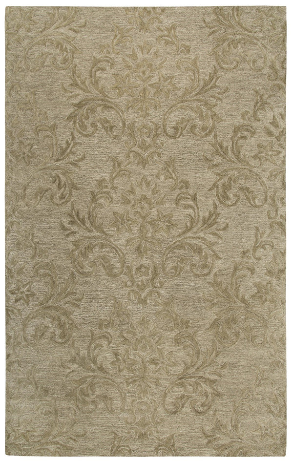 Rizzy Fifth Avenue FA176B Hand Tufted Casual/Tone on tone Wool Rug Brown 9' x 12'