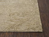 Rizzy Fifth Avenue FA176B Hand Tufted Casual/Tone on tone Wool Rug Brown 9' x 12'