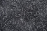 Rizzy Fifth Avenue FA177B Hand Tufted Casual/Tone on tone Wool Rug Dark Gray 9' x 12'