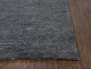 Rizzy Fifth Avenue FA177B Hand Tufted Casual/Tone on tone Wool Rug Dark Gray 9' x 12'