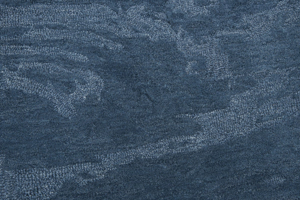 Rizzy Fifth Avenue FA179B Hand Tufted Casual/Tone on tone Wool Rug Blue 9' x 12'