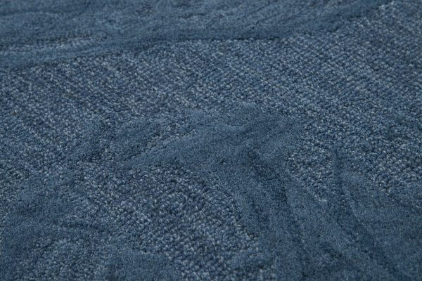 Rizzy Fifth Avenue FA179B Hand Tufted Casual/Tone on tone Wool Rug Blue 9' x 12'