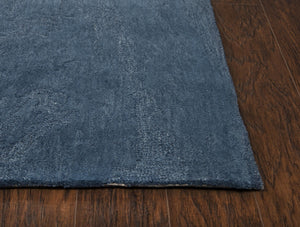 Rizzy Fifth Avenue FA179B Hand Tufted Casual/Tone on tone Wool Rug Blue 9' x 12'