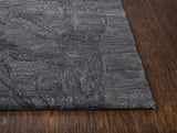 Rizzy Fifth Avenue FA180B Hand Tufted Casual/Tone on tone Wool Rug Dark Gray 9' x 12'