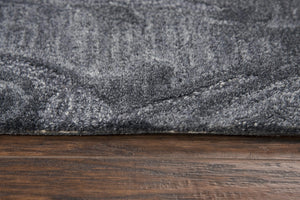 Rizzy Fifth Avenue FA180B Hand Tufted Casual/Tone on tone Wool Rug Dark Gray 9' x 12'