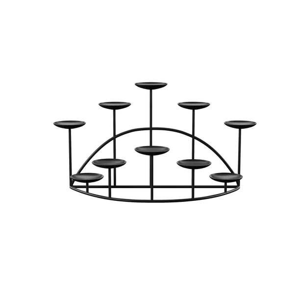 Safavieh Redway Metal Candelabra Holds Ten Candles For Elegant Mantel Or Shelf Display FA2110