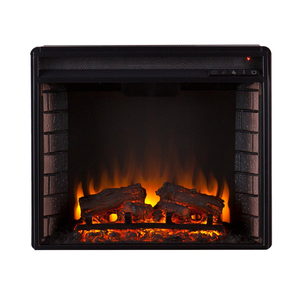 Safavieh 23'' Freestanding Electric Firebox With Led Flames Resin Logs And Remote For Any Room FA5123