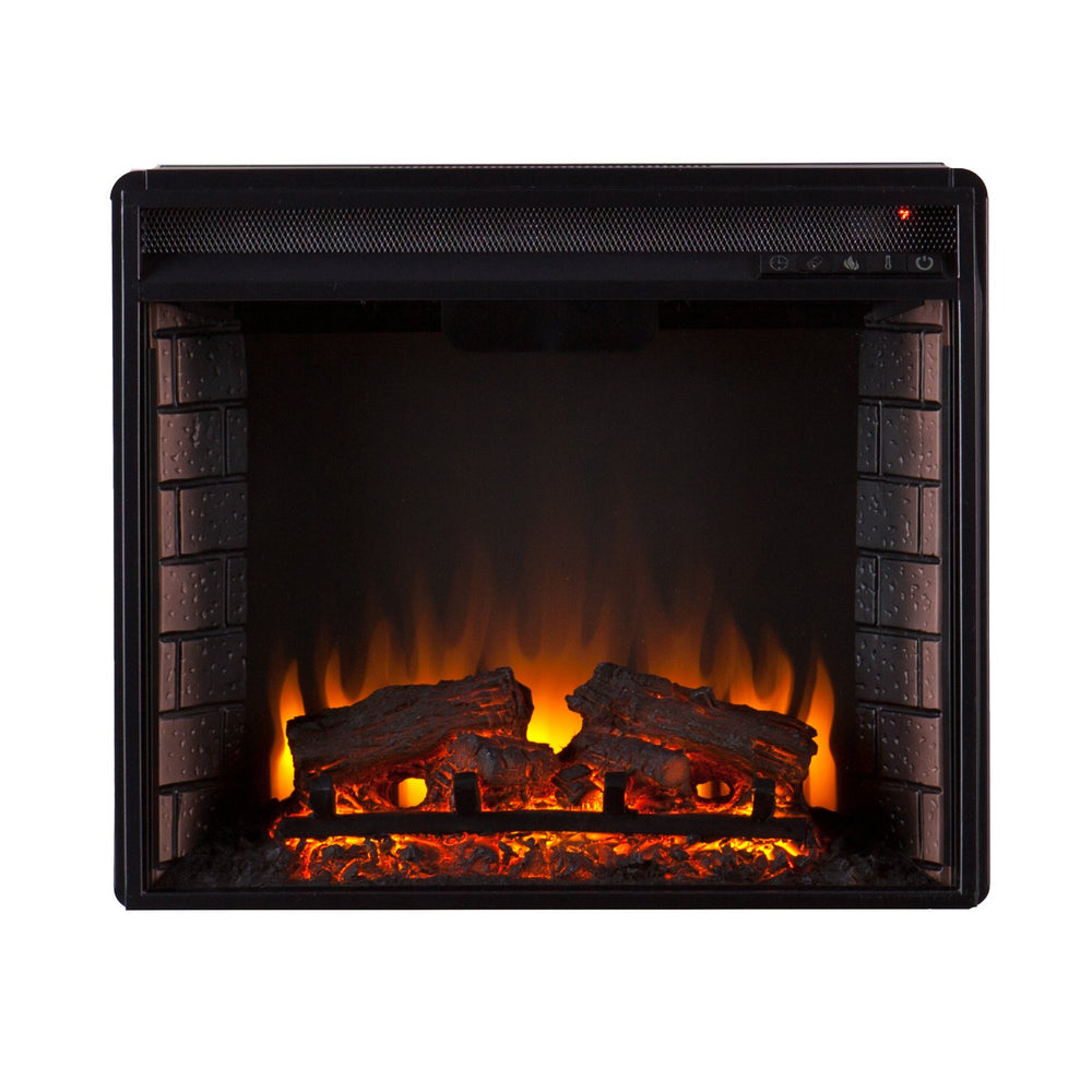Safavieh 23'' Freestanding Electric Firebox With Led Flames Resin Logs And Remote For Any Room FA5123