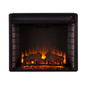 Safavieh 23'' Freestanding Electric Firebox With Led Flames Resin Logs And Remote For Any Room FA5123