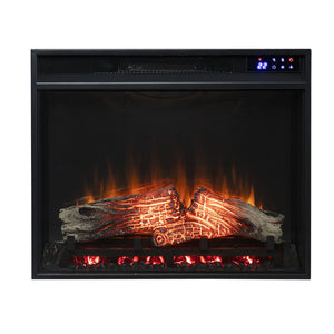 Safavieh 23'' Electric Firebox With Led Flames Resin Logs Touch Panel And Remote For Any Room FA5223