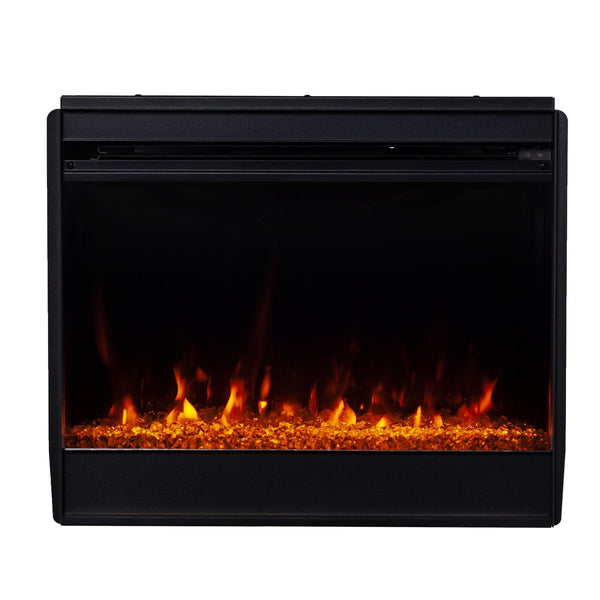 Safavieh 23'' Electric Firebox With Led Color Flames Resin Logs And Remote For Modern Living FA5523
