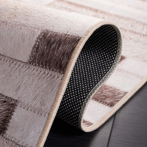 Safavieh Faux Hide 500 M/W S/R Power Loomed  Rug Beige / Brown FAH500B-9