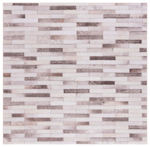 Safavieh Faux Hide 500 M/W S/R Power Loomed  Rug Beige / Brown FAH500B-6SQ