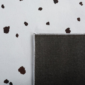 Safavieh Faux Hide 502 M/W S/R Power Loomed  Rug Ivory / Black FAH502A-9