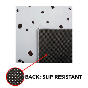 Safavieh Faux Hide 502 M/W S/R Power Loomed  Rug Ivory / Black FAH502A-5