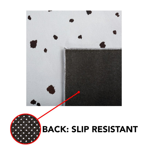 Safavieh Faux Hide 502 M/W S/R Power Loomed  Rug Ivory / Black FAH502A-5