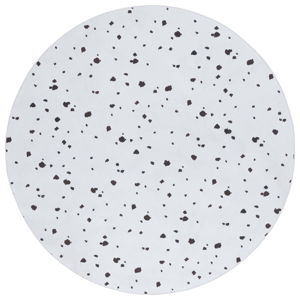 Safavieh Faux Hide 502 M/W S/R Power Loomed  Rug Ivory / Black FAH502A-6R