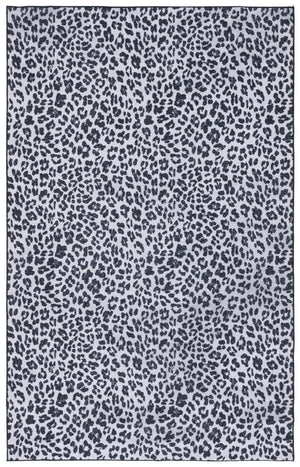 Safavieh Faux Hide 505 M/W S/R Power Loomed  Rug Ivory / Black FAH505A-5