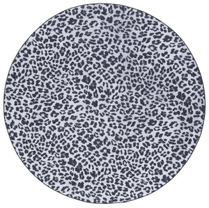 Safavieh Faux Hide 505 M/W S/R Power Loomed  Rug Ivory / Black FAH505A-9