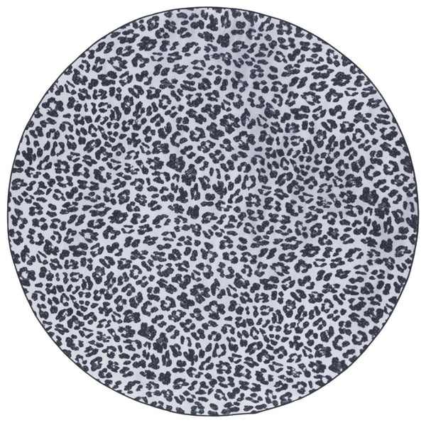 Safavieh Faux Hide 505 M/W S/R Power Loomed  Rug Ivory / Black FAH505A-9