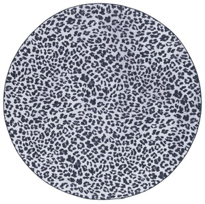 Safavieh Faux Hide 505 M/W S/R Power Loomed  Rug Ivory / Black FAH505A-6R