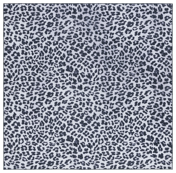 Safavieh Faux Hide 505 M/W S/R Power Loomed  Rug Ivory / Black FAH505A-6SQ