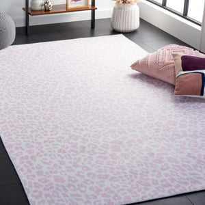 Safavieh Faux Hide 505 M/W S/R Power Loomed  Rug Ivory / Pink FAH505B-5