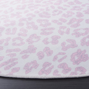 Safavieh Faux Hide 505 M/W S/R Power Loomed  Rug Ivory / Pink FAH505B-6R