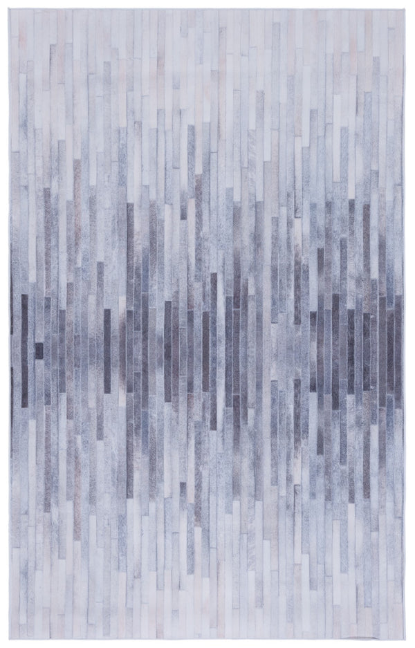 Safavieh Faux Hide 510 M/W S/R Power Loomed  Rug Ivory / Light Grey FAH510A-5