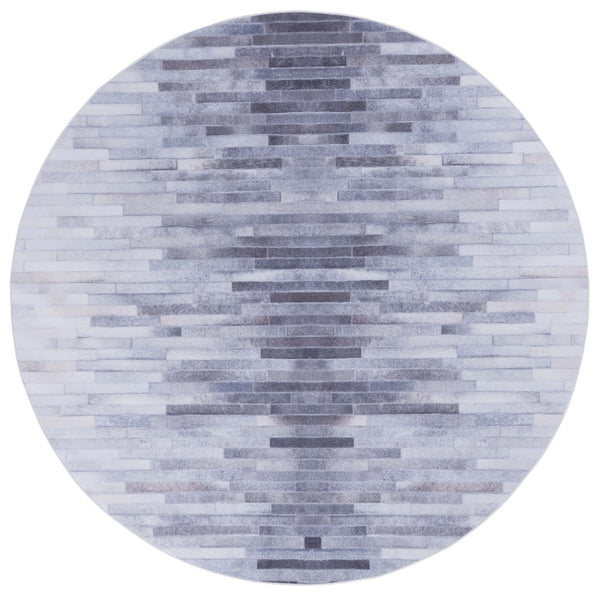 Safavieh Faux Hide 510 M/W S/R Power Loomed  Rug Ivory / Light Grey FAH510A-9