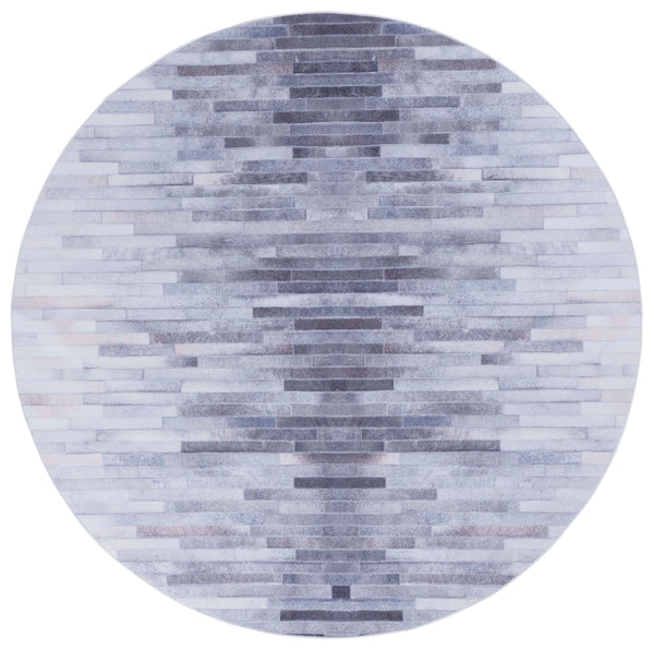 Safavieh Faux Hide 510 M/W S/R Power Loomed  Rug Ivory / Light Grey FAH510A-6R