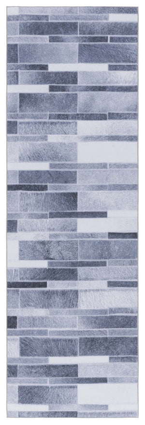 Safavieh Faux Hide 513 M/W S/R Power Loomed  Rug Grey / Ivory FAH513F-9