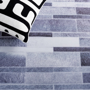 Safavieh Faux Hide 513 M/W S/R Power Loomed  Rug Grey / Ivory FAH513F-5